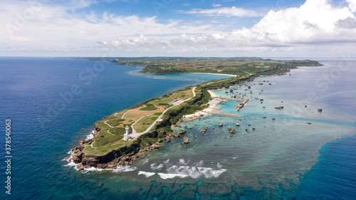Wallpaper Mural 宮古島　東平安名崎公園　ドローン撮影　沖縄 Torontodigital.ca