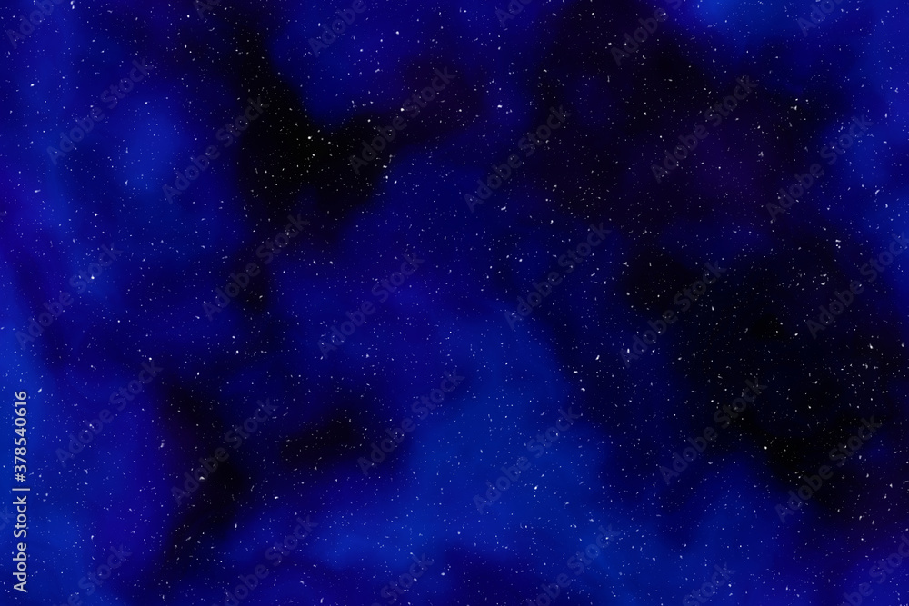 Fototapeta premium colorful stars nebula with cloud texture and background