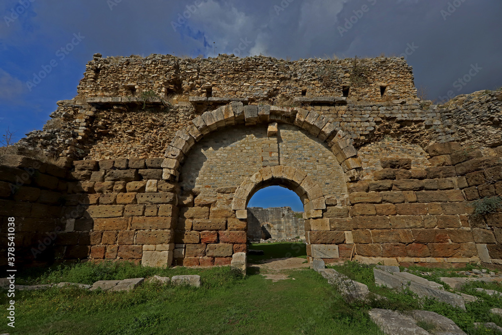 Turkey Aydın / Didim / Milet ancient city (historical ruins belonging to 3500 BC)