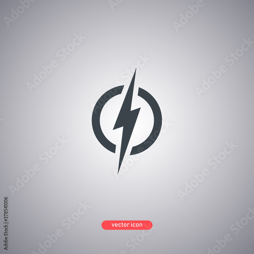 Free Download Energy icon isolated on white background.  - GFXLoad