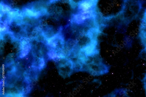 Fototapeta Naklejka Na Ścianę i Meble -  colorful stars nebula with cloud texture and background