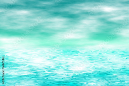 sky with ocean background