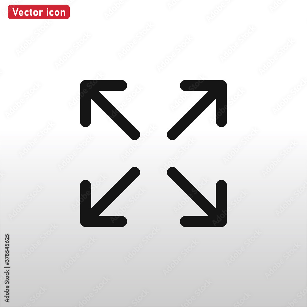Full Screen icon vector eps 10 Full Screen icon vector eps 10