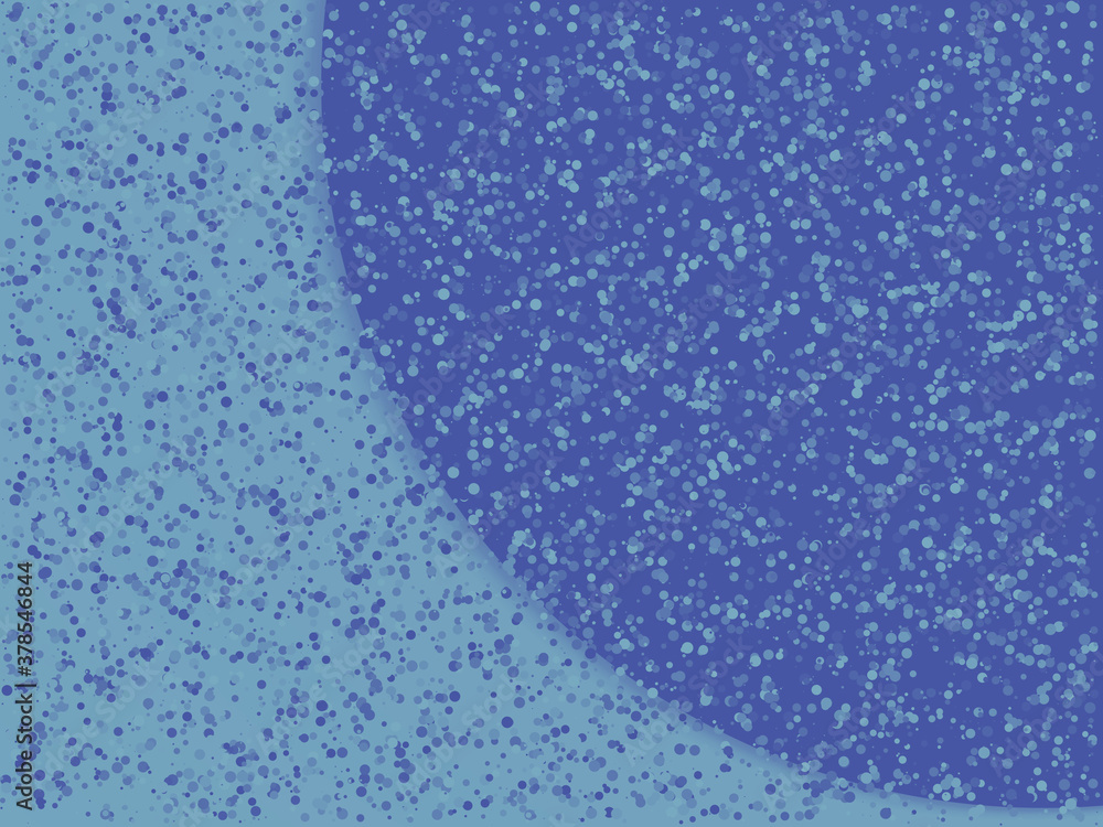 Obraz premium dots and circles cutting foliage with abstract art