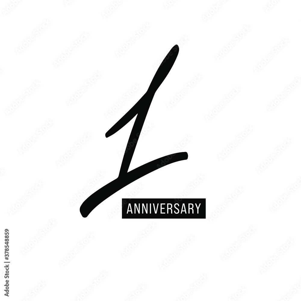 Initial 1 Letter Logo With Creative Modern Business Typography Vector ...