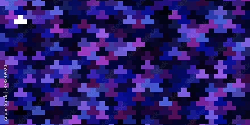 Dark Pink, Blue vector texture in rectangular style. Illustration with a set of gradient rectangles. Pattern for commercials, ads.