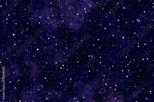 Space galaxy background with shining stars and nebula  Vector cosmos with colorful milky way  Galaxy at starry night