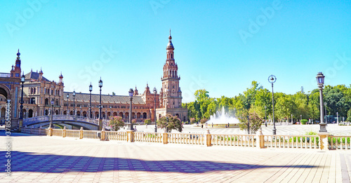 Panorámica de Sevilla, Andalucía, España