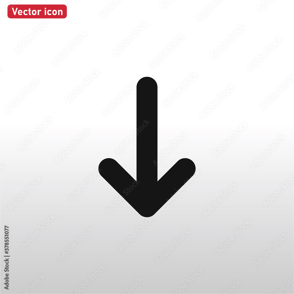 Down Arrow icon vector eps 10 Down Arrow icon vector eps 10