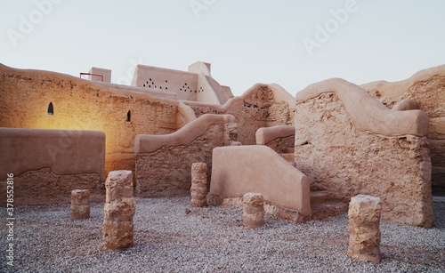 UNESCO World Heritage site Ad Diriyah near the capital of Saudi Arabia Riyadh photo