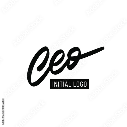 Initial CEO Letter Logo With Creative Modern Business Typography Vector Template. Creative Letter CEO Logo Vector.