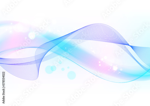 abstract blue wave background