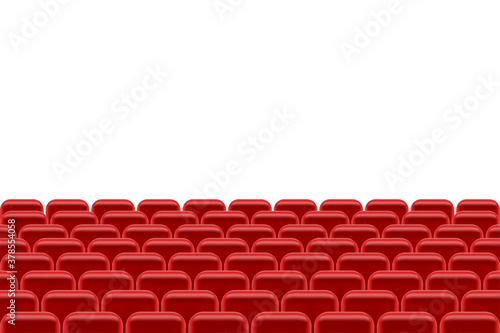 theater hall with seating for spectators vector illustration