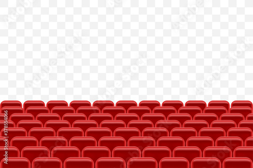 theater hall with seating for spectators vector illustration