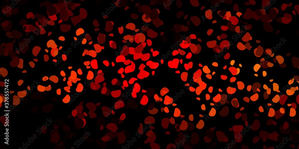 Dark red, yellow vector texture with memphis shapes. Dark red, yellow vector texture with memphis shapes.