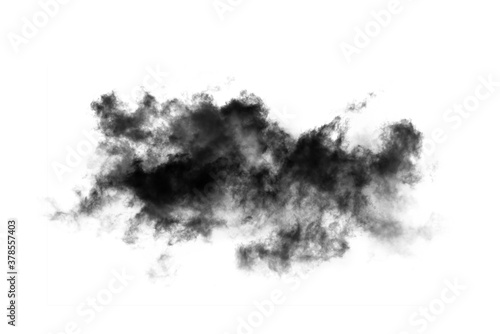 black clouds on black background