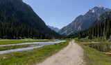 Karakol Valley with River