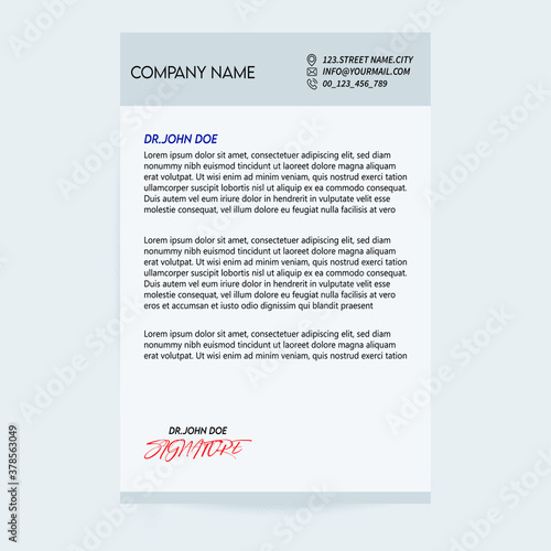 template design