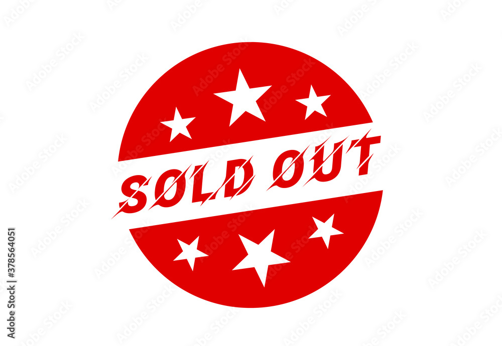 Sold out square sticker. Sold out sign. Sold out banner Sold out square sticker. Sold out sign. Sold out banner