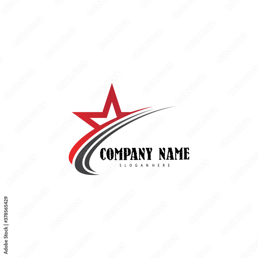 Obraz premium Star icon Template vector illustration