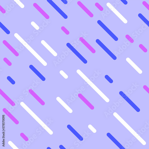 Seamless pattern of colored parallel diagonal lines. Vector illustration
