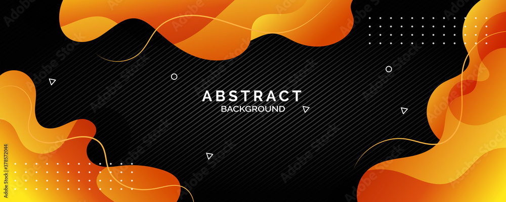 Black Orange Backgrounds, Gradient Abstract Backgrounds, Modern Abstract Background