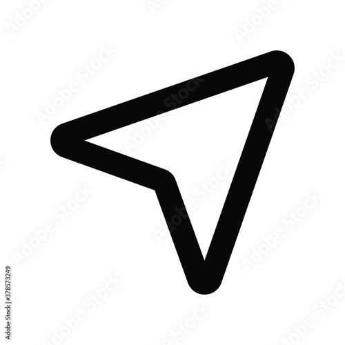 Send icon mobile phone communication paper plane

