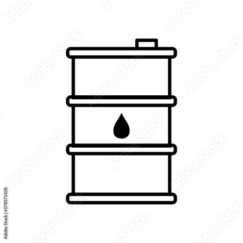 Barrel icon vector on trendy design