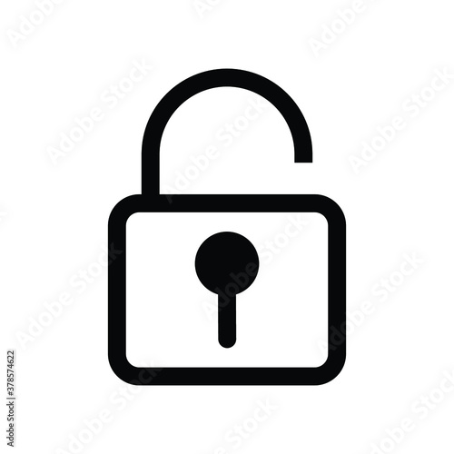 Safe Secure Unlock Padlock Icon

