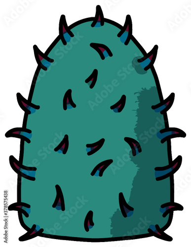 colorful hand drawn vector rabies virus