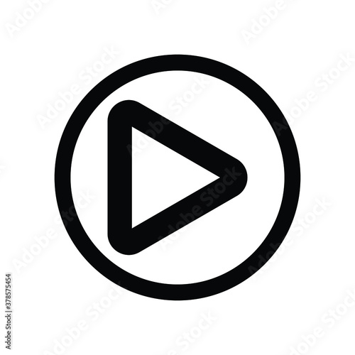 Free Download Play button Vector icon graphic
 - GFXLoad