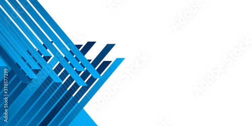 Blue lines abstract futuristic technology banner design. Vector background 