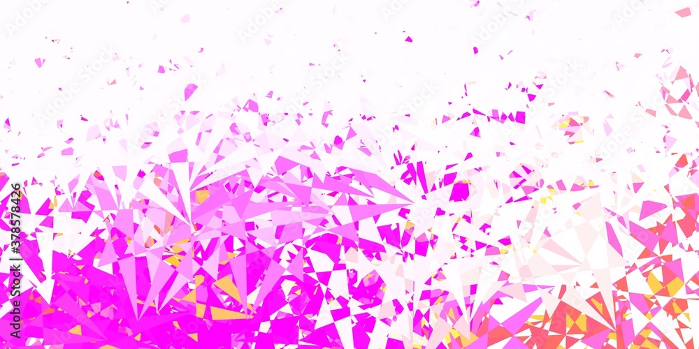 Light pink, green vector backdrop with triangles, lines. Light pink, green vector backdrop with triangles, lines.