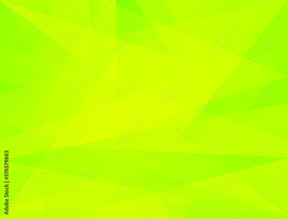 Fototapeta premium Green blurred background. Polygonal vector illustration. 