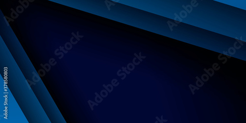 Bright navy blue dynamic abstract vector background with diagonal lines. Trendy classic color of 2021. 3d cover of business presentation banner for sale event night party. Fast moving soft shadow dots