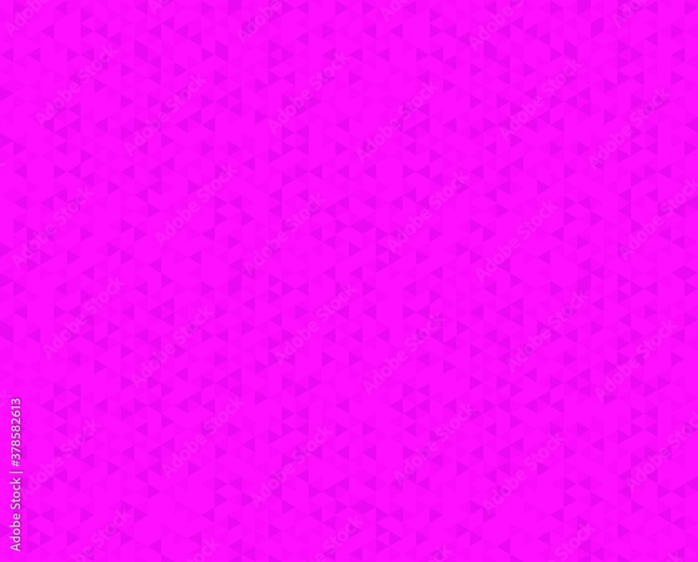 Pink geometric triangle background. Abstract polygonal texture. Vector illustration. 