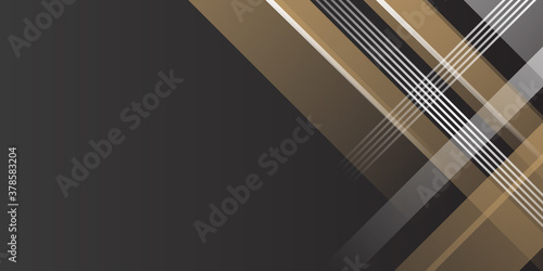 Gold brown white abstract presentation background with copy space
