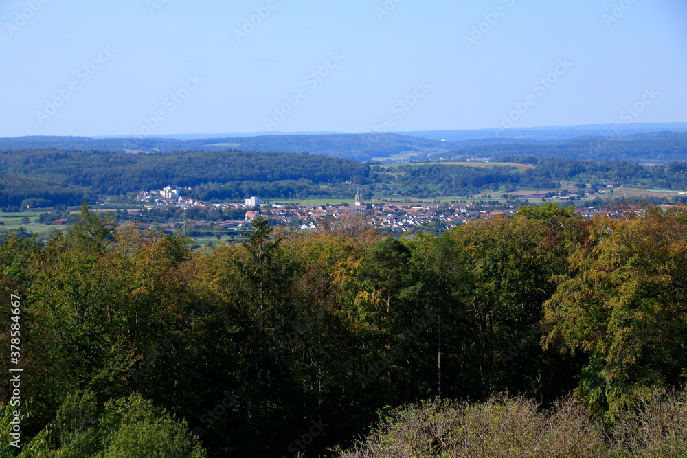 Blick auf den Ort Renningen im Landkreis Böblingen