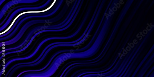 Dark Pink  Blue vector background with bows. Abstract illustration with bandy gradient lines. Pattern for ads  commercials.