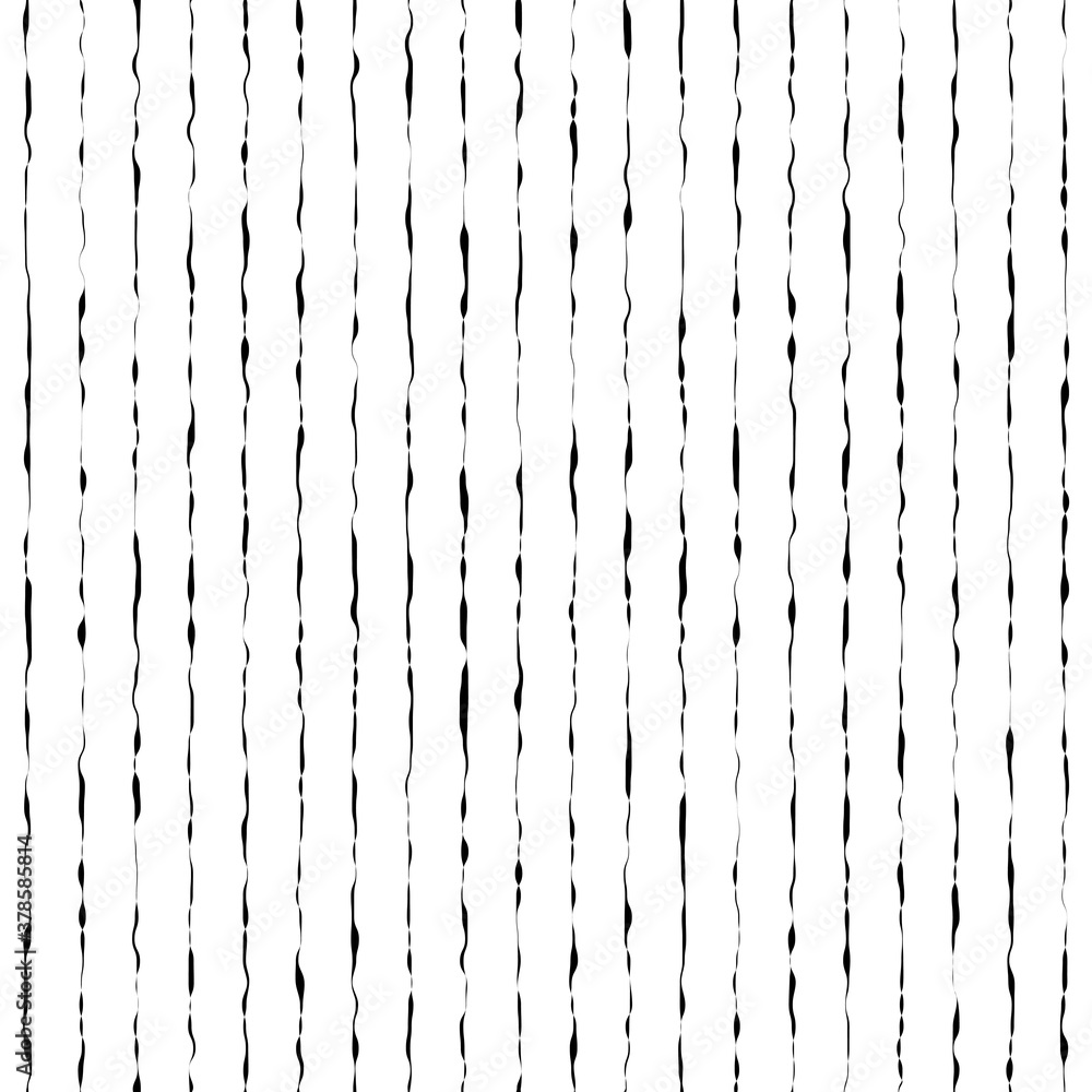 Fotografie Black and white abstract geometric seamless pattern