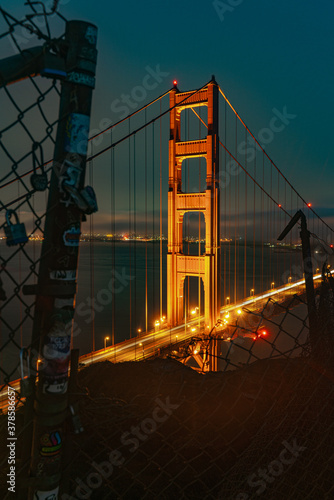 Fototapeta Naklejka Na Ścianę i Meble -  Golden Gate Bridge in San Francisco Bay Area, California - United States 