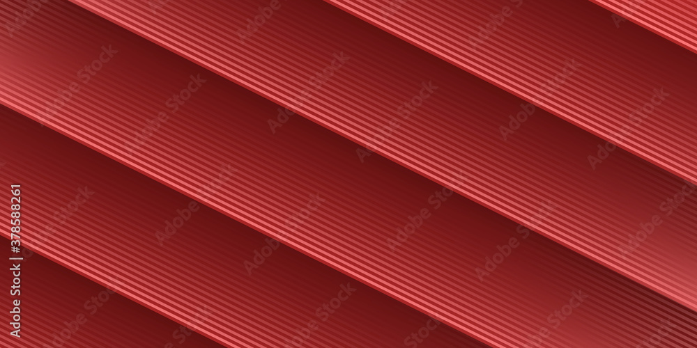 Abstract 3D red vector background with stripes Abstract 3D red vector background with stripes