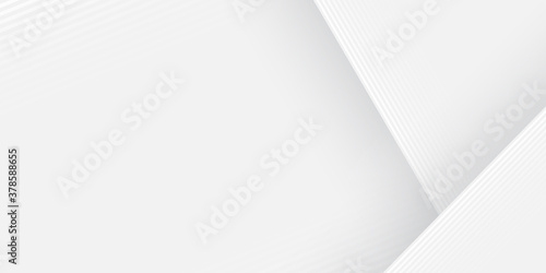 Abstract 3d white square shape with futuristic concept background 