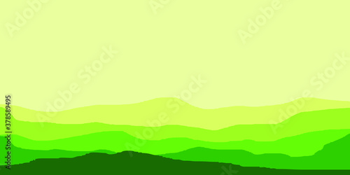 vector illustration of mountain  gradient color mountain vector background  tourism travel hiking flyer background  vector background