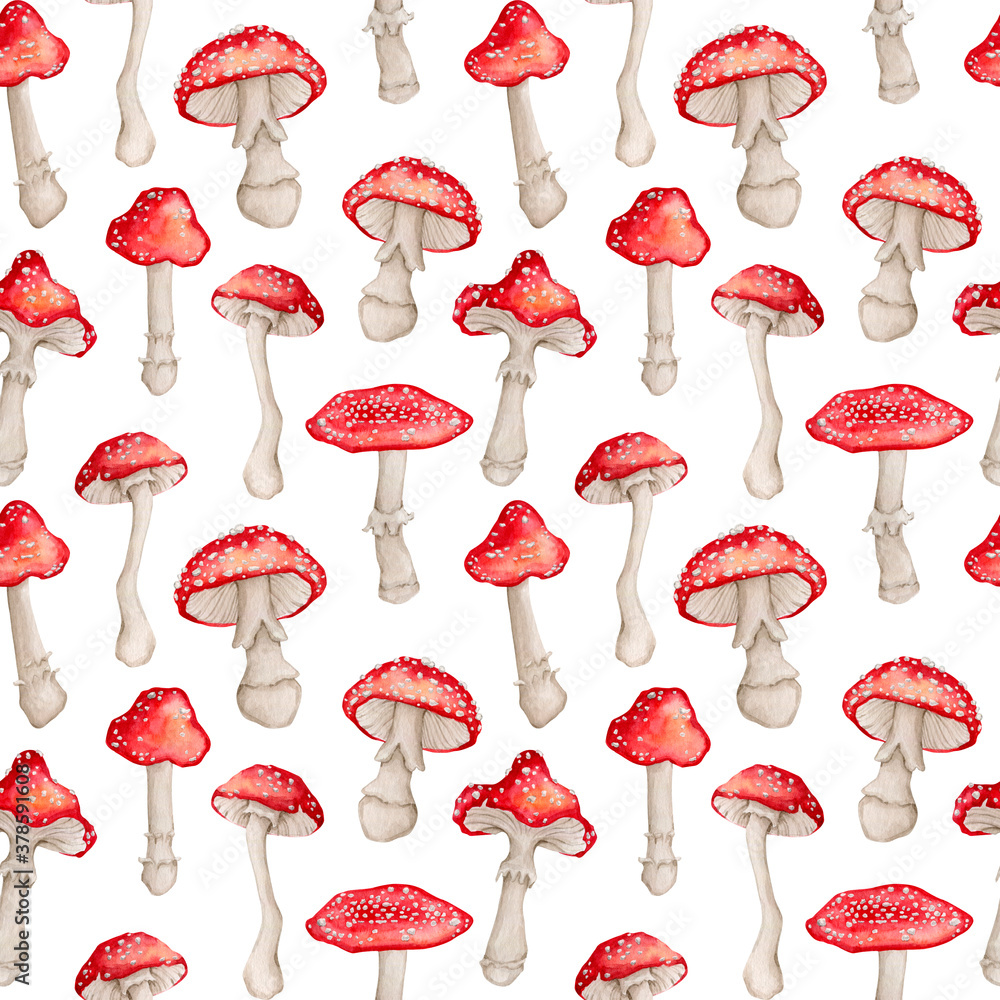 Watercolor Halloween seamless pattern illustration Watercolor Halloween seamless pattern illustration