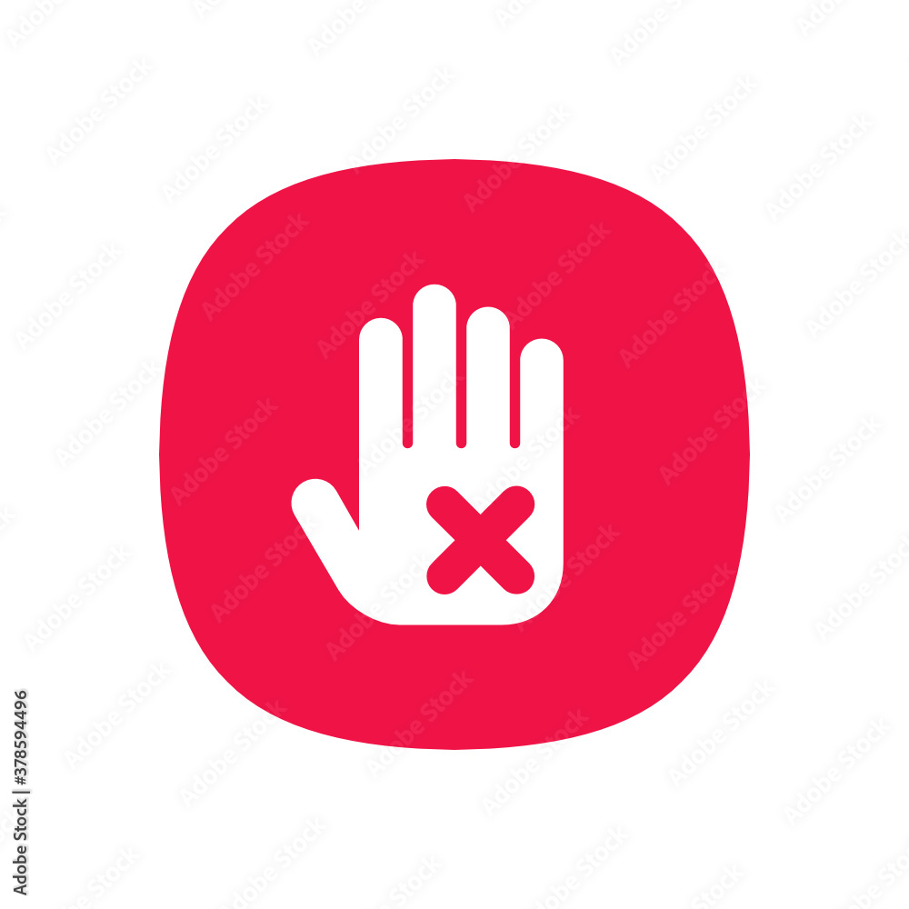 Obraz premium Stop - Icon