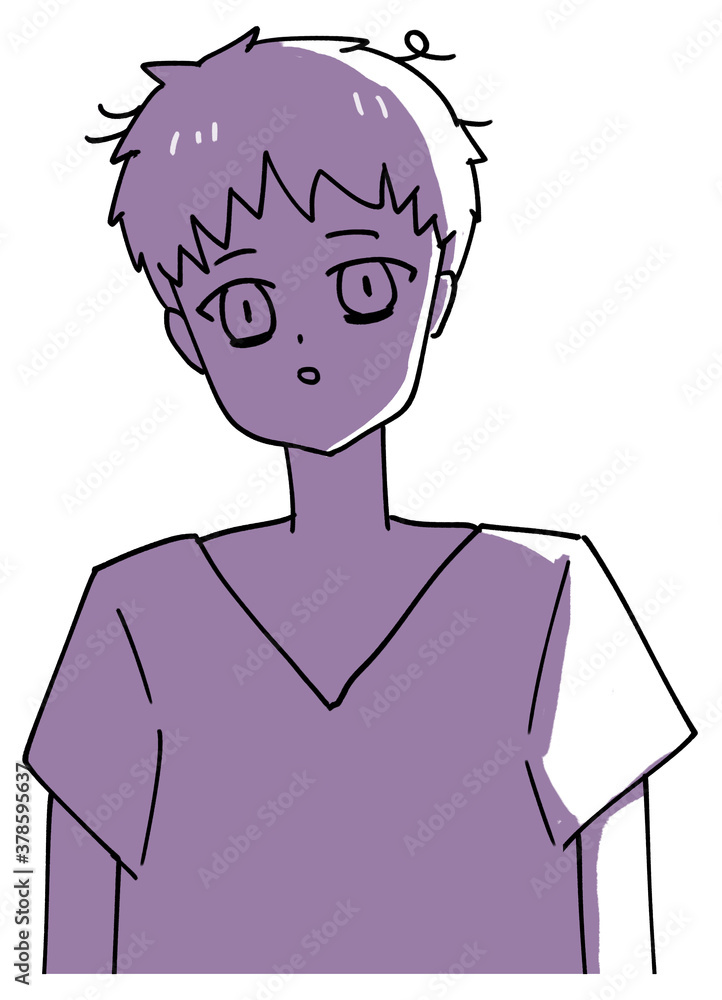 睡眠不足の目の下に隈のある看護師