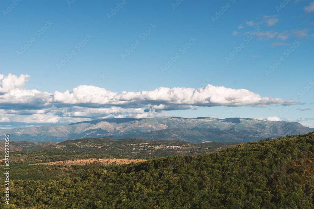 Landscape panorama in Gredos, Spain, Cerro Portillo