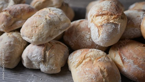 assortment of baked bread
