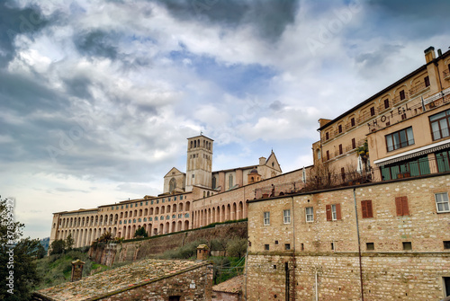 Italy, Assisi, basilica of San Francesco
